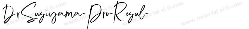 DrSugiyama-Pro-Regul字体转换