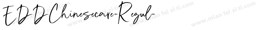 EDDChinesecare-Regul字体转换