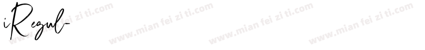 iRegul字体转换