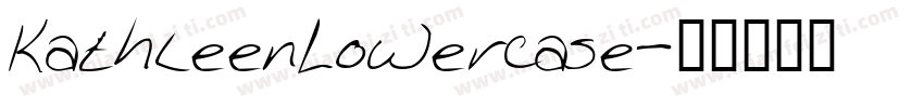 KathleenLowercase字体转换