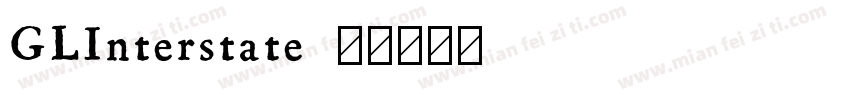 GLInterstate字体转换