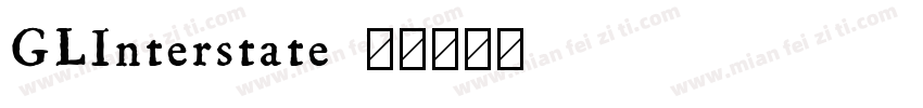 GLInterstate字体转换