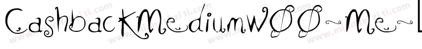 CashbackMediumW00-Me字体转换