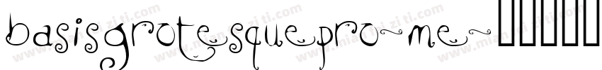 basisgrotesquepro-me字体转换