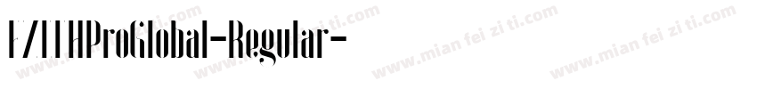 FZLTHProGlobal-Regular字体转换