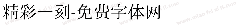 精彩一刻字体转换