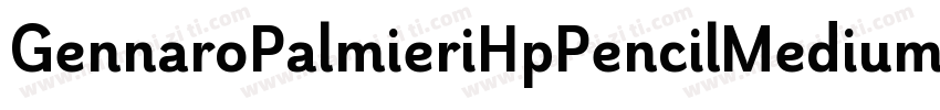 GennaroPalmieriHpPencilMedium-lE2w字体转换