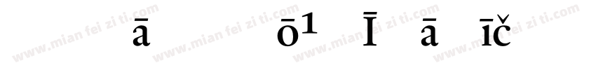 RenardNo1-Italic字体转换