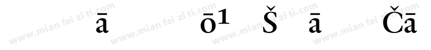 RenardNo1-SmallCaps字体转换