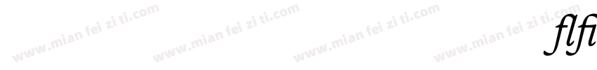 RenardNo1-Italic字体转换