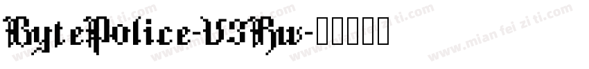BytePolice-V3Rw字体转换