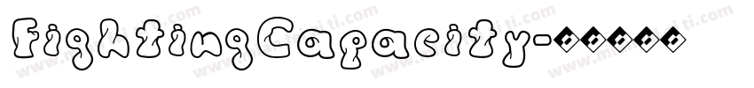 FightingCapacity字体转换