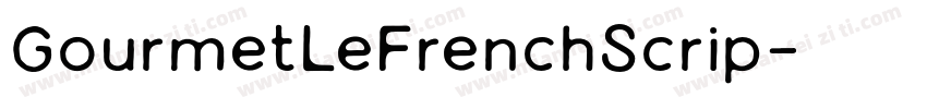 GourmetLeFrenchScrip字体转换