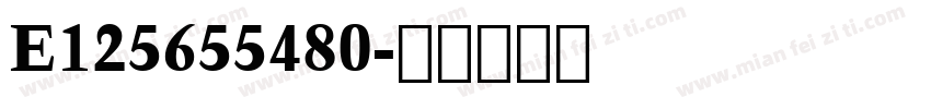 E125655480字体转换