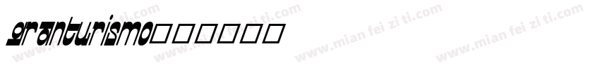 granturismo字体转换