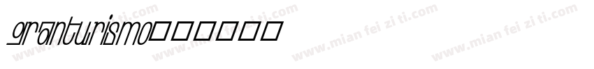 granturismo字体转换