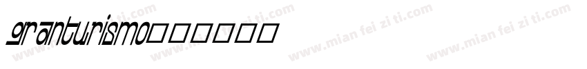 granturismo字体转换
