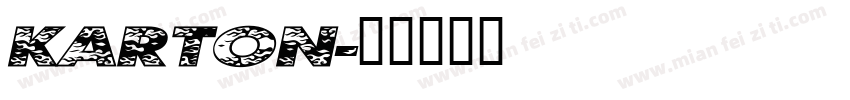 Karton字体转换