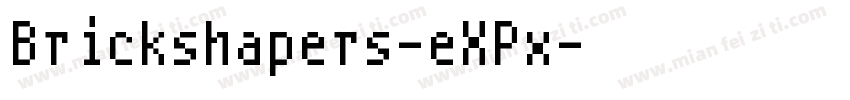 Brickshapers-eXPx字体转换