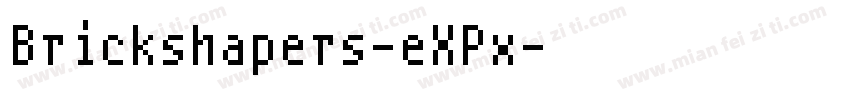 Brickshapers-eXPx字体转换