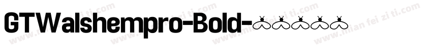 GTWalshempro-Bold字体转换