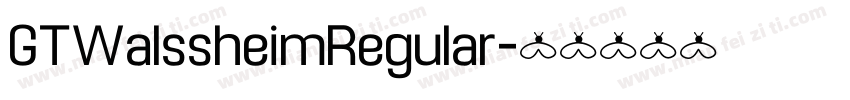 GTWalssheimRegular字体转换