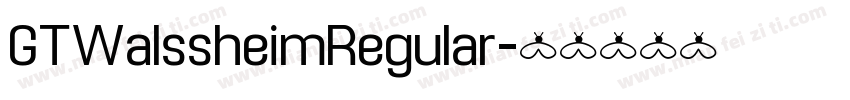GTWalssheimRegular字体转换