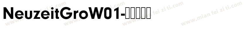 NeuzeitGroW01字体转换
