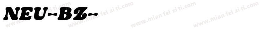 NEU-BZ字体转换