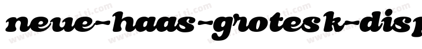 neue-haas-grotesk-display字体转换