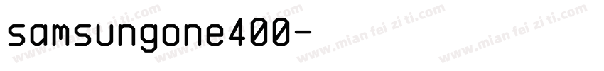 samsungone400字体转换