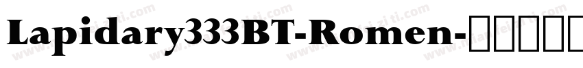 Lapidary333BT-Romen字体转换
