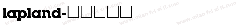 lapland字体转换