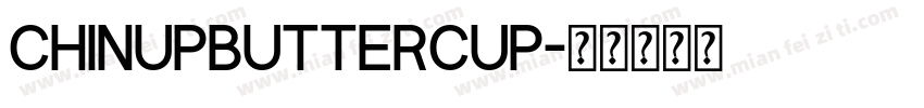 ChinupButtercup字体转换