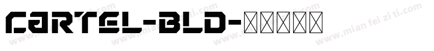 Cartel-Bld字体转换