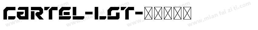 Cartel-Lgt字体转换