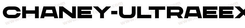 CHANEY-UltraeExtended字体转换
