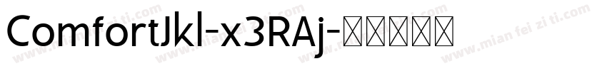 ComfortJkl-x3RAj字体转换
