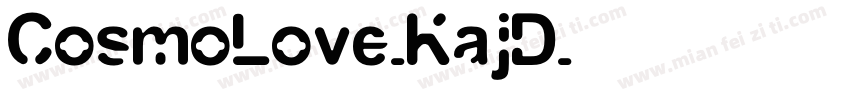 CosmoLove-KajD字体转换