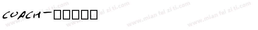 coach字体转换