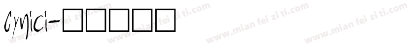 Cynici字体转换