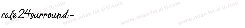 cafe24surround字体转换