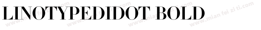 LinotypeDidot-Bold2字体转换