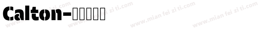 Calton字体转换