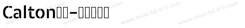 Calton字体字体转换