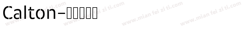 Calton字体转换
