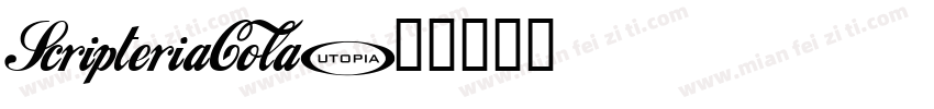 ScripteriaCola字体转换
