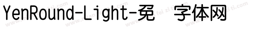 YenRound-Light字体转换