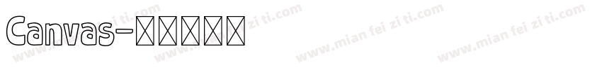 Canvas字体转换