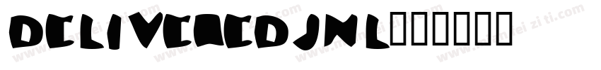 DeliveredJNL字体转换